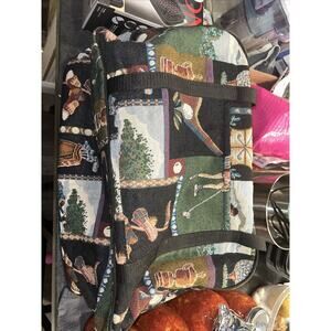 Danny K Beverly Hills tapestry tote bag golf graphic 17” x 13”